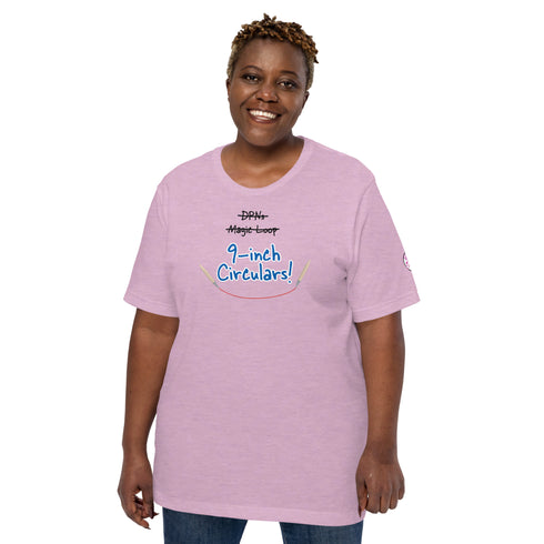 Sock Knitter's Shirt: 9-inch Circular Needles